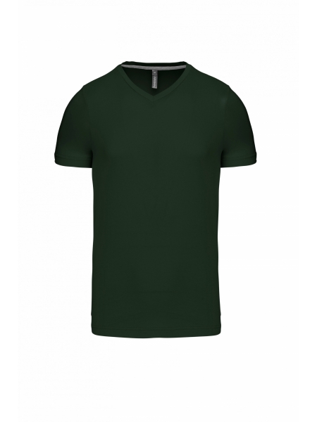 t-shirt-uomo-manica-corta-scollo-a-v-forest green.jpg